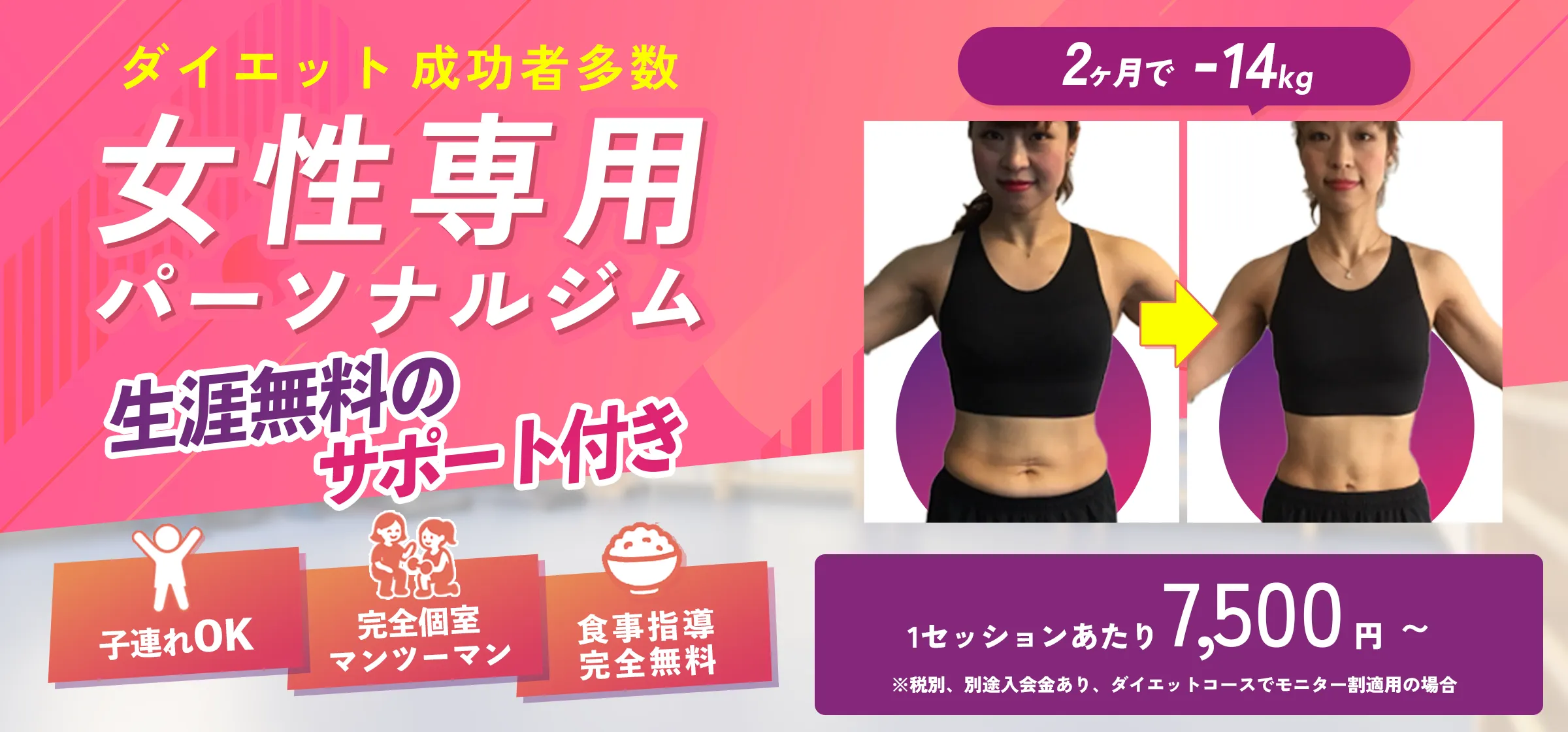 国内最大手のパーソナルジムポータルサイトGetfitにてお客様満足度が高いパーソナルジム全国1位を獲得